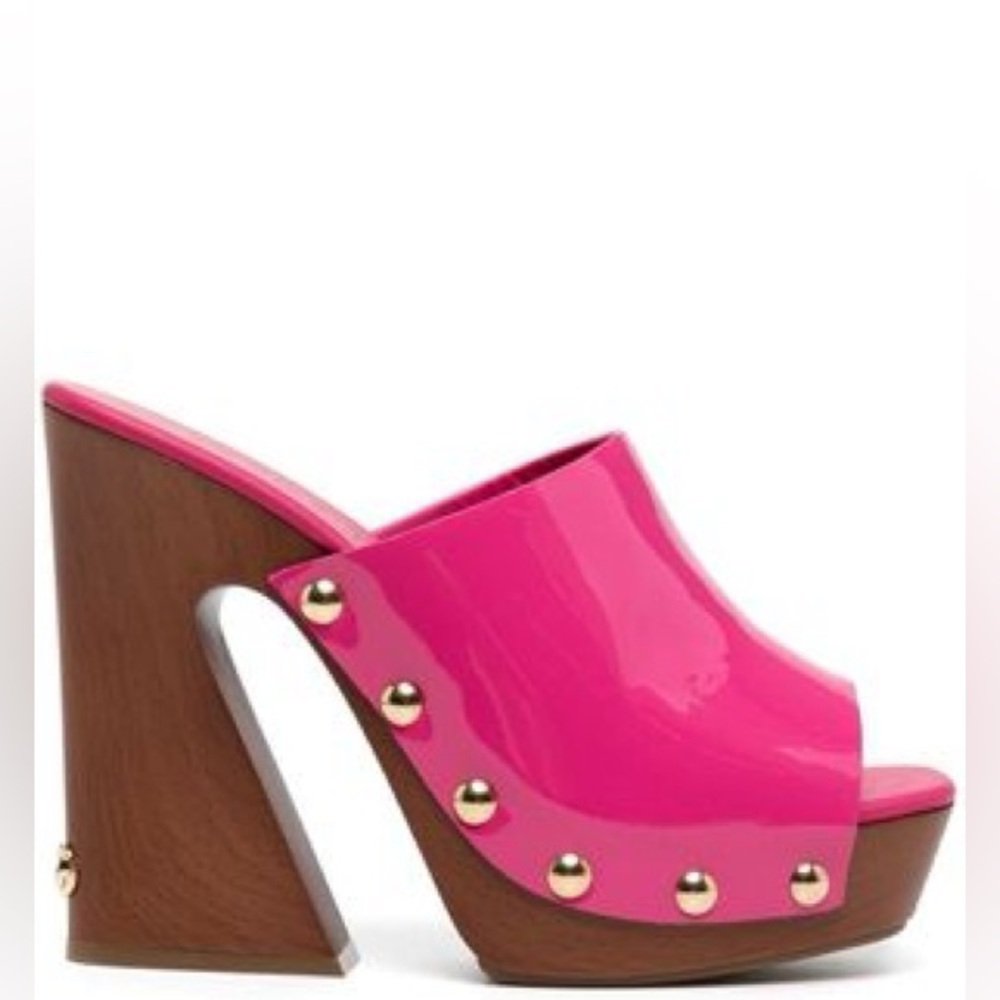 Dolce and Gabbana Hot Pink Clogs